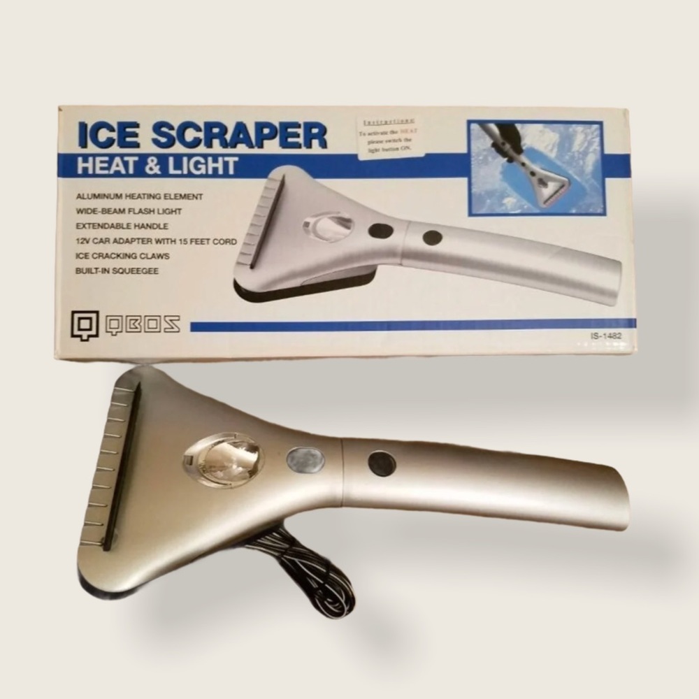 HEATED LIGHT Ice Scraper w/ Light BNIB